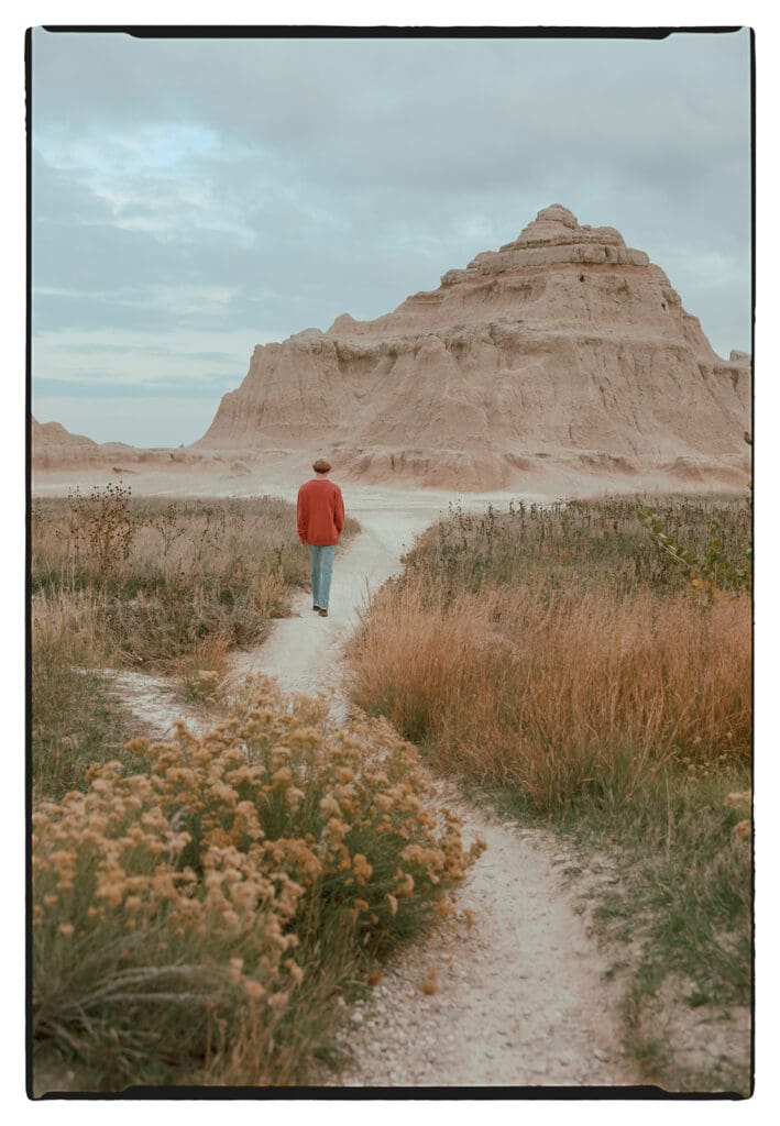 Badlands National Park Senior Photographer on film in western South Dakota